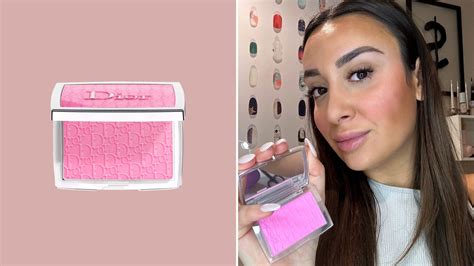 dior forever blush|dior blush with flushed cheeks.